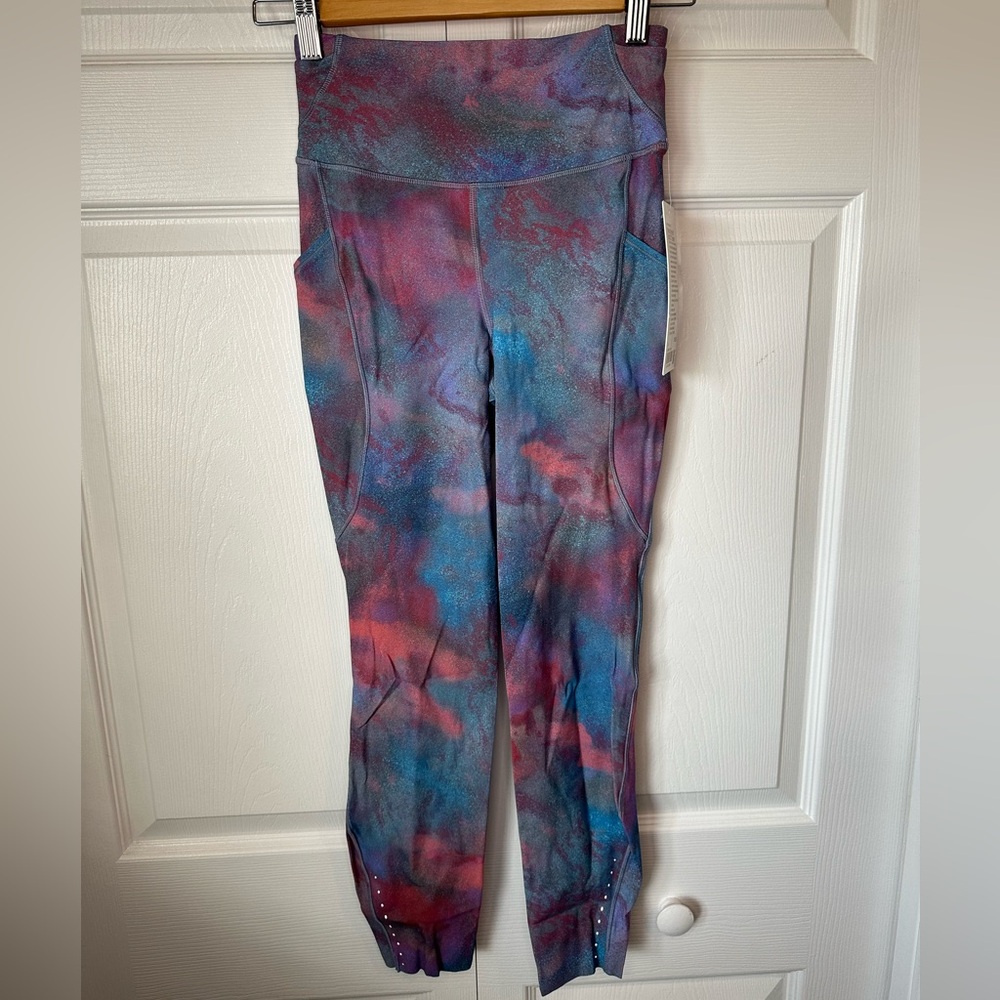 Lululemon Fast and Free HR Tight 25” with Pockets Hazy Afterglow Multi - Picture 8 of 13